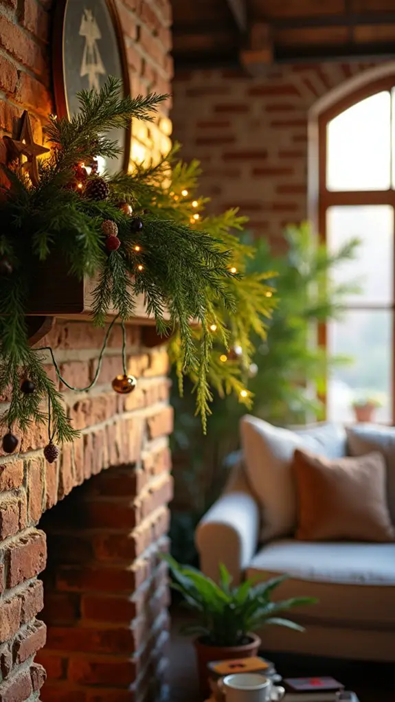 fresh earthy winter decor