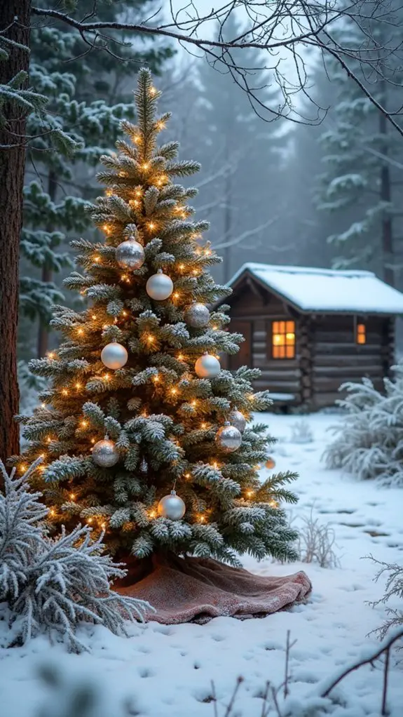 frosted winter wonderland decor