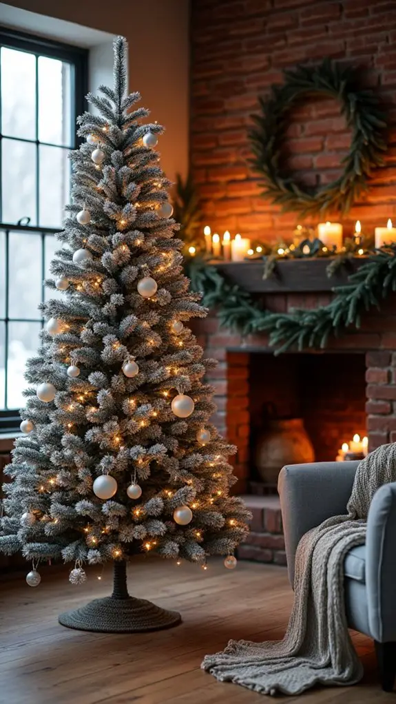 frosted winter wonderland decor
