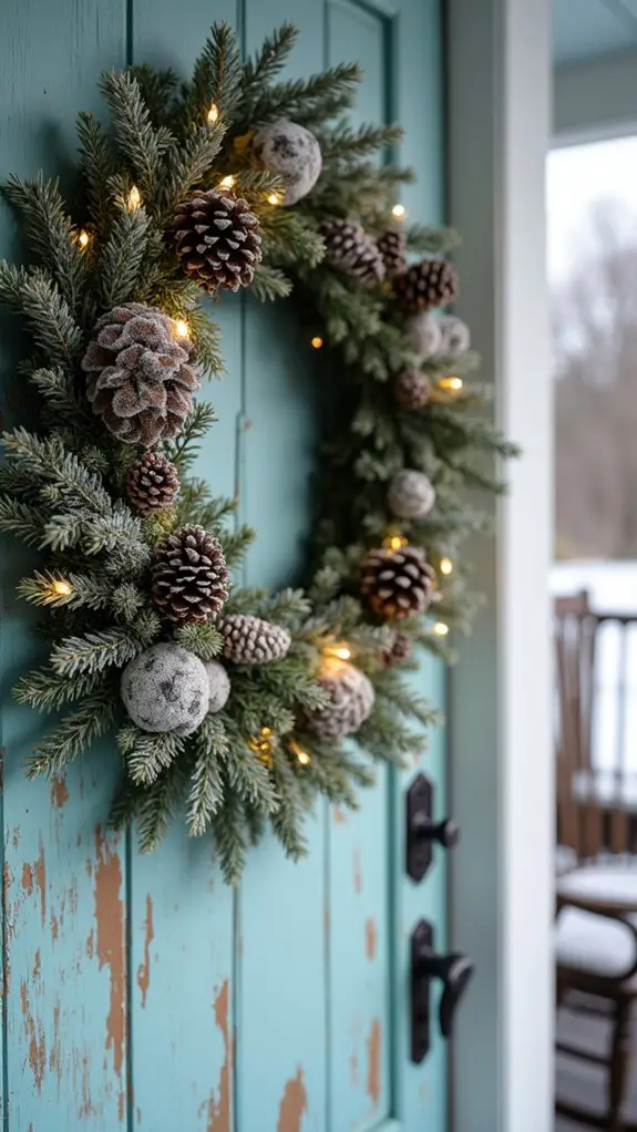 frosty winter floral elegance