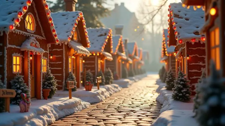 21 Enchanting Gingerbread House Christmas Light Ideas That Spread Nostalgic Cheer gingerbread house christmas lights