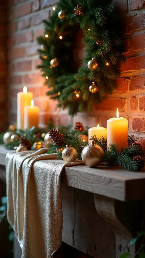 glamorous festive table runners