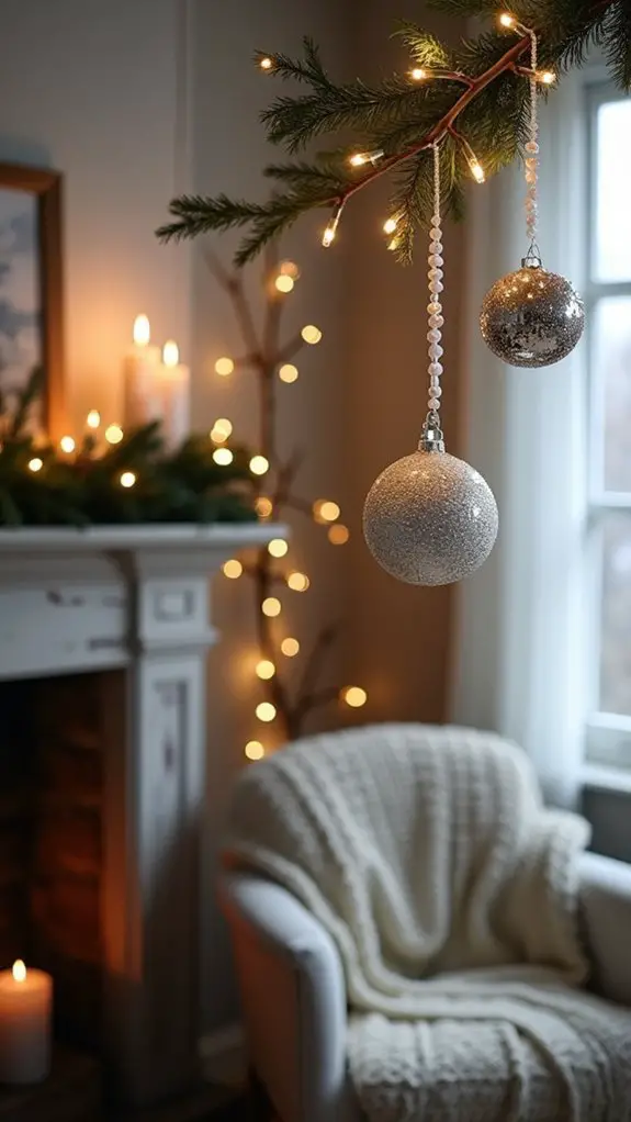 glamorous holiday decor accents