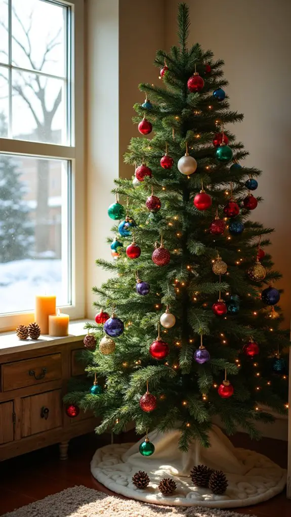 glittering resin christmas ornaments