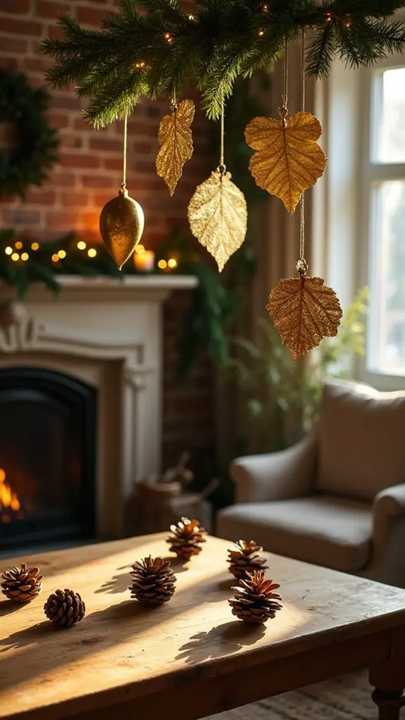 gold leaf ornament creation