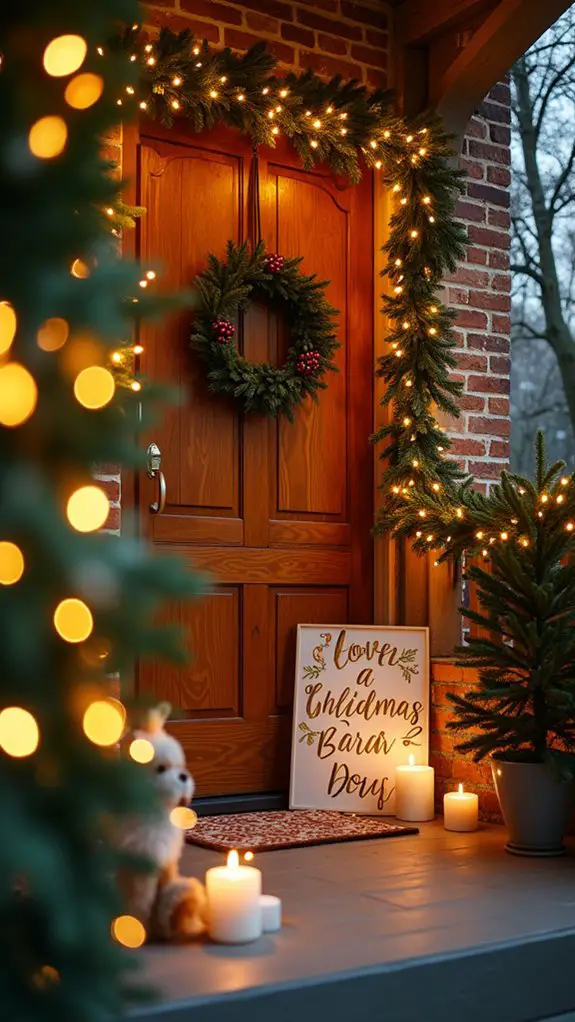 gold lighted christmas signs