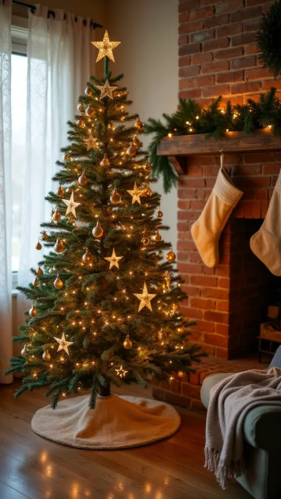 gold star tree toppers