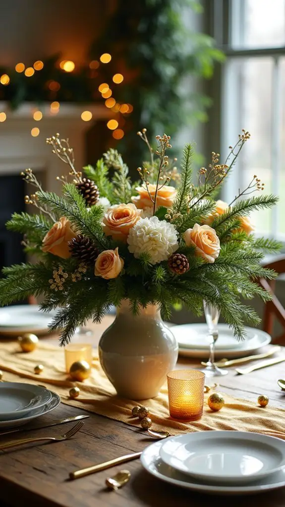 green and gold elegance