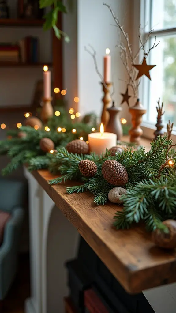 handcrafted nature holiday ornaments