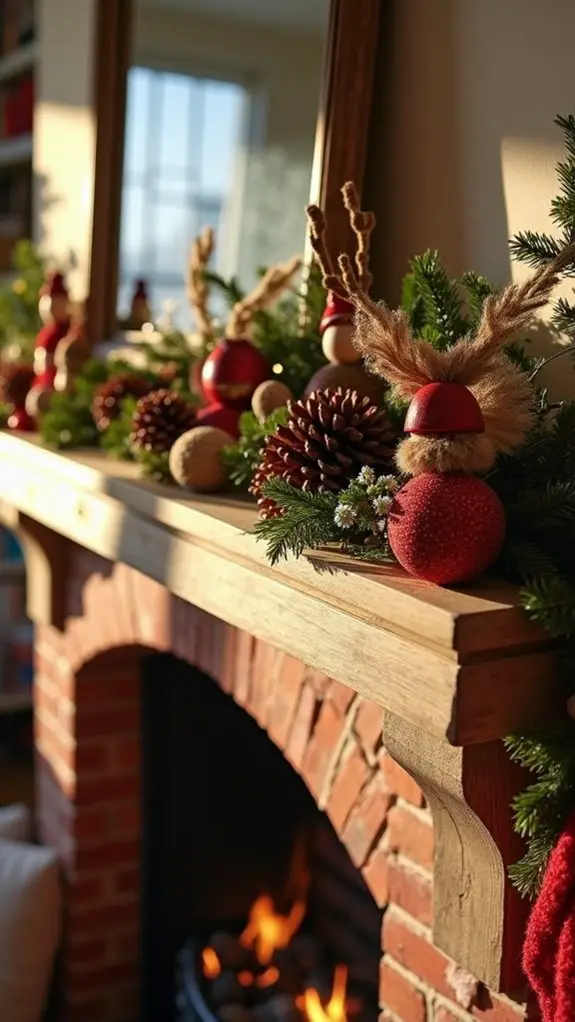 handmade holiday decorations together