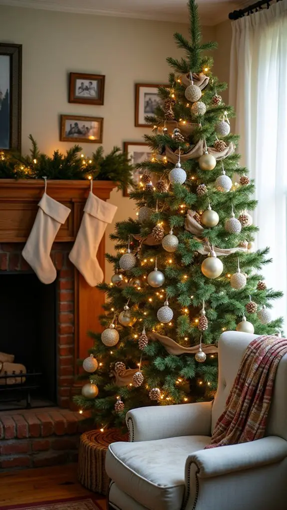 handmade rustic pine cone ornaments