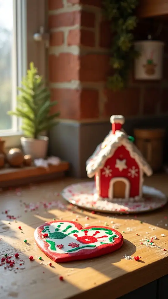 handprint ornament holiday keepsake