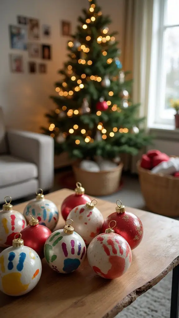 handprint ornament keepsake craft