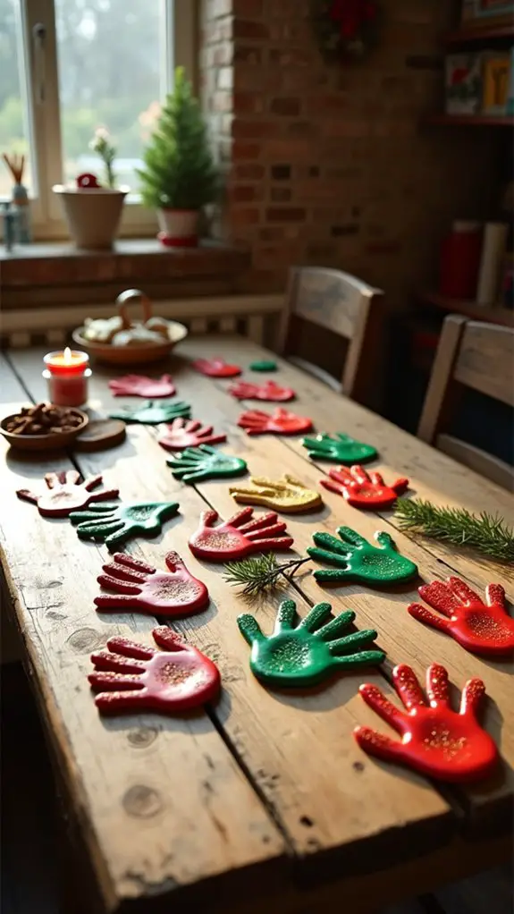 handprint ornament keepsake gift