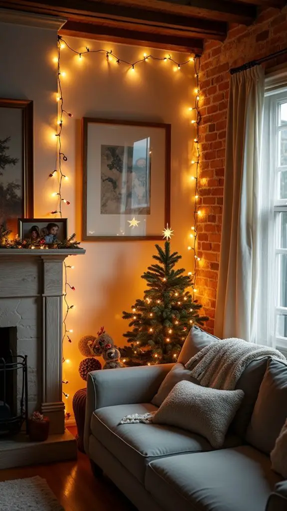 highlight artwork with lights