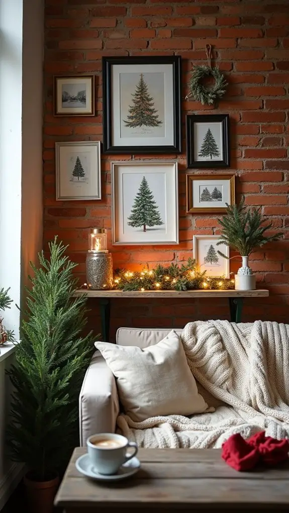 holiday gallery wall creation