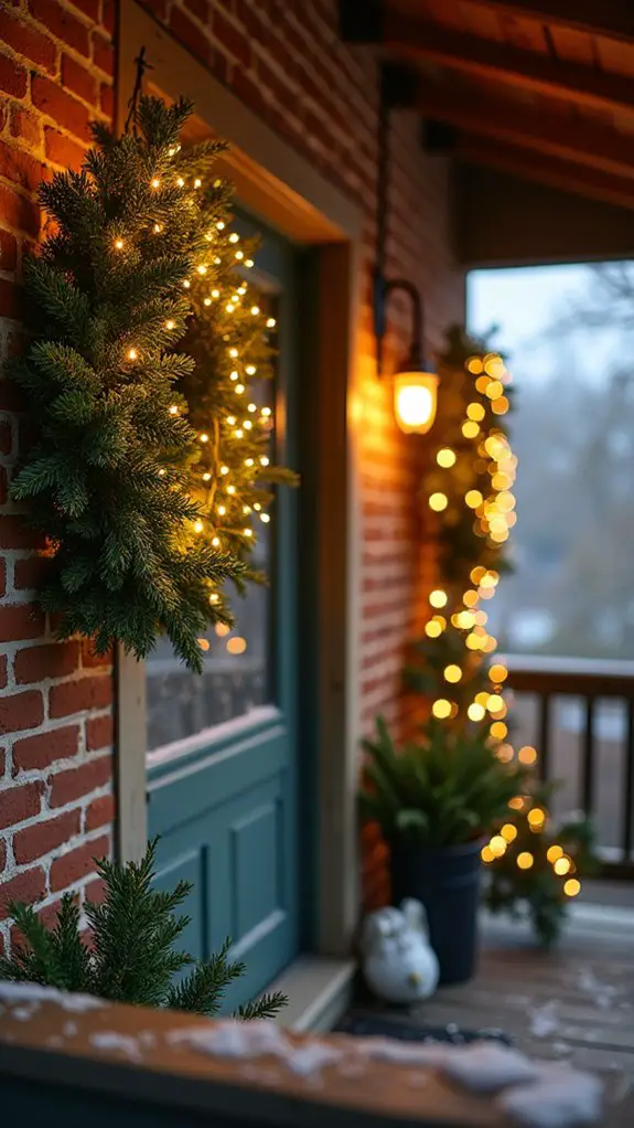 illuminated holiday wreaths charm