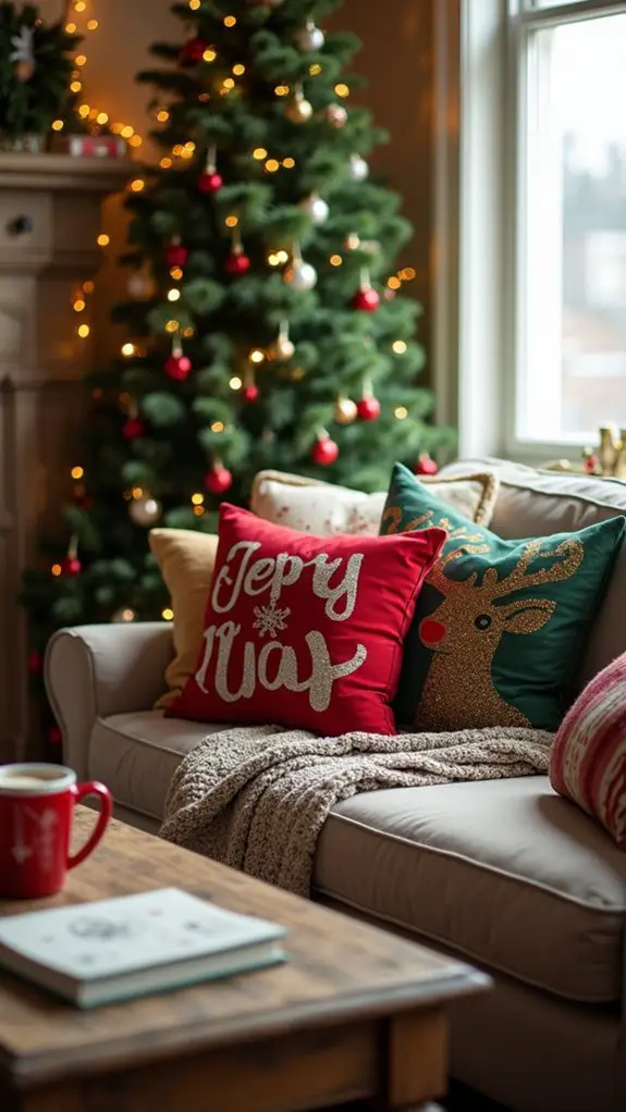 joyful festive home decor