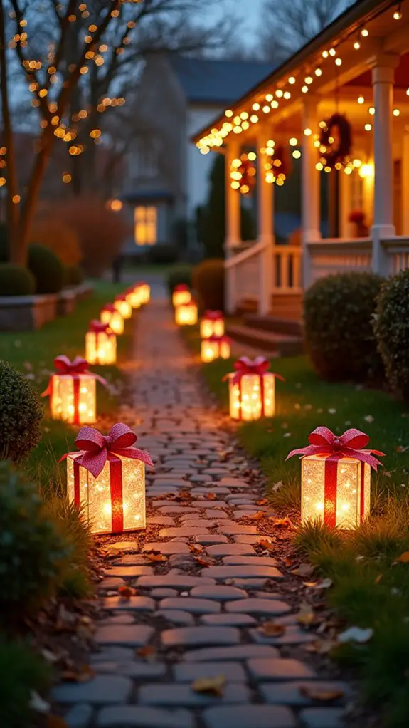 joyful festive light boxes