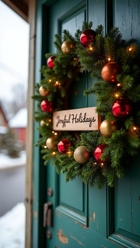 joyful holiday decor creation