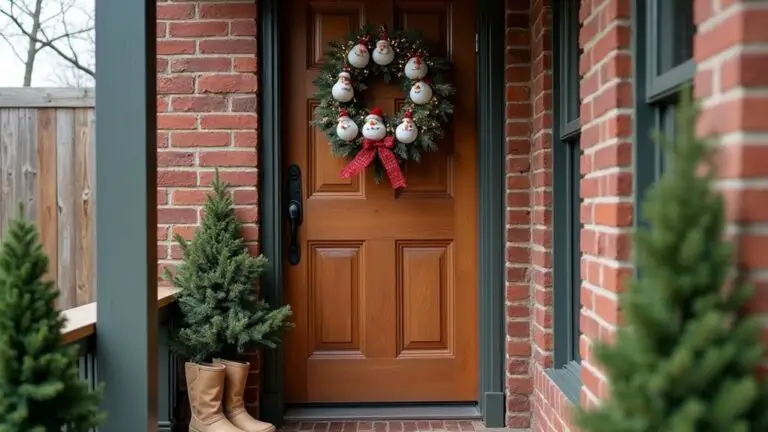 joyful snowman wreath ideas