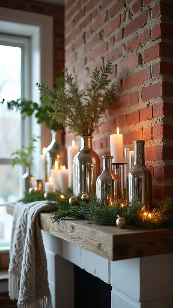 layered mercury glass elegance