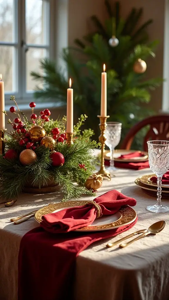 layered textures for christmas