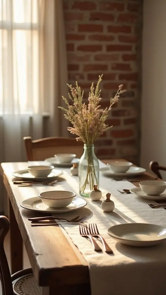 linen table runner elegance