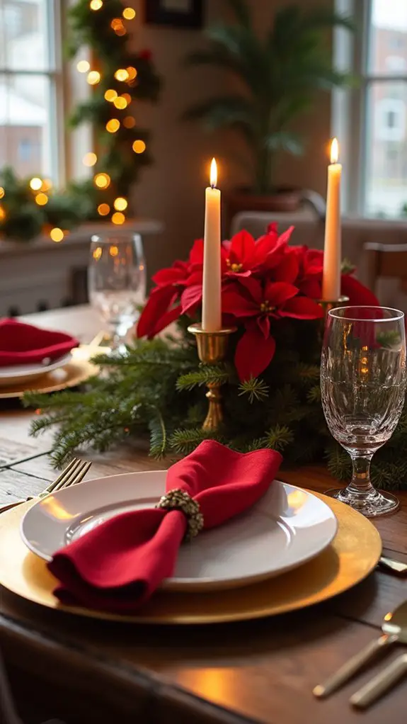 luxurious festive dining elegance
