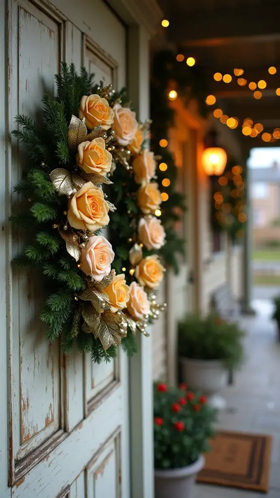 luxurious holiday wreath elegance
