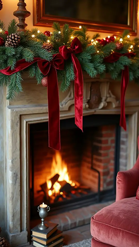 luxurious velvet ribbon decor