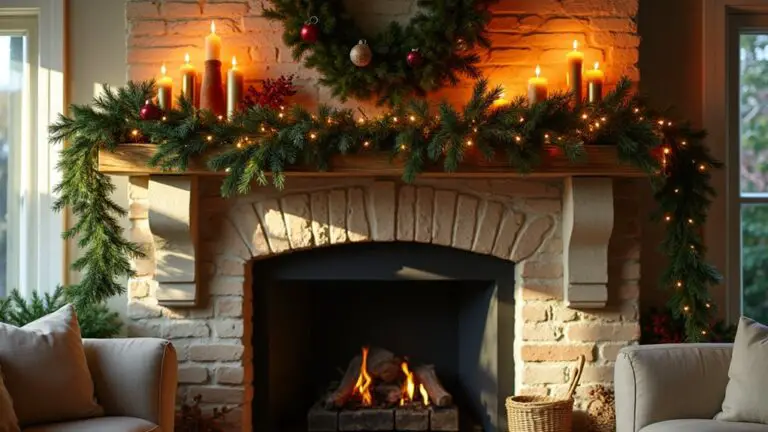 21 Luxury Christmas Mantle Decor Ideas That Look Straight Out of a Magazine luxury christmas mantle decor