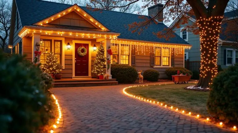20 Dazzling Driveway Christmas Light Ideas That Make Arrivals Feel Magical magical christmas driveway displays
