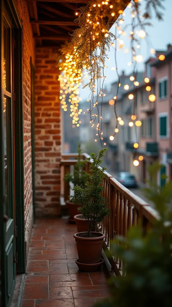 magical cozy outdoor ambiance