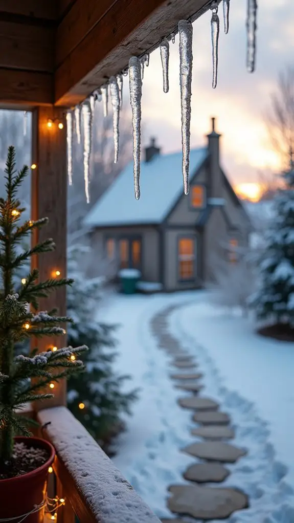 magical crystal icicle decorations