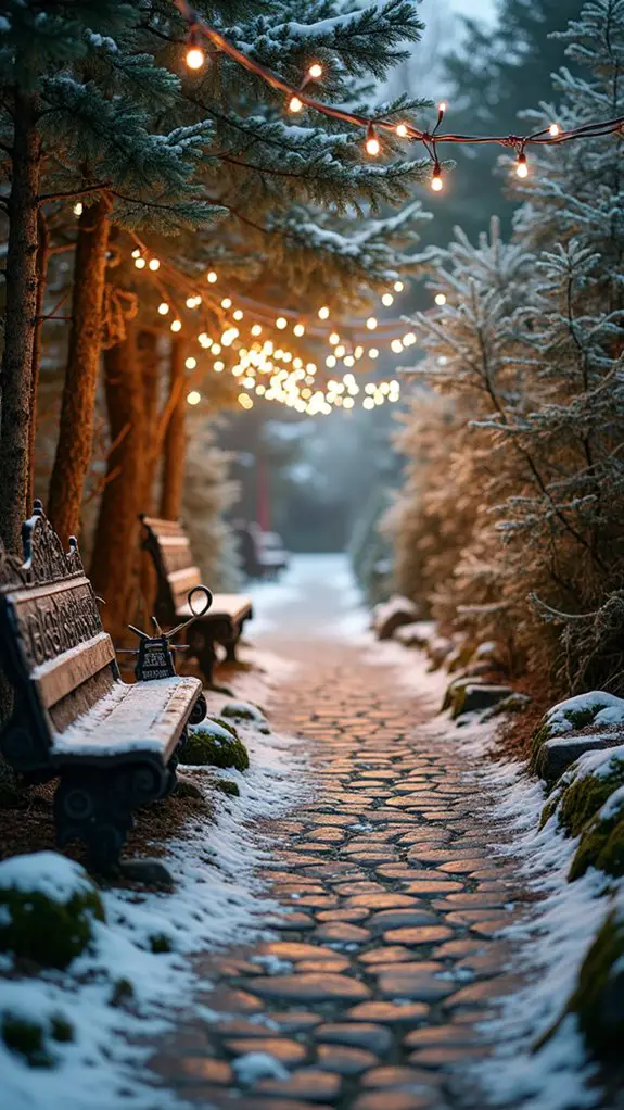 magical enchanted forest pathway