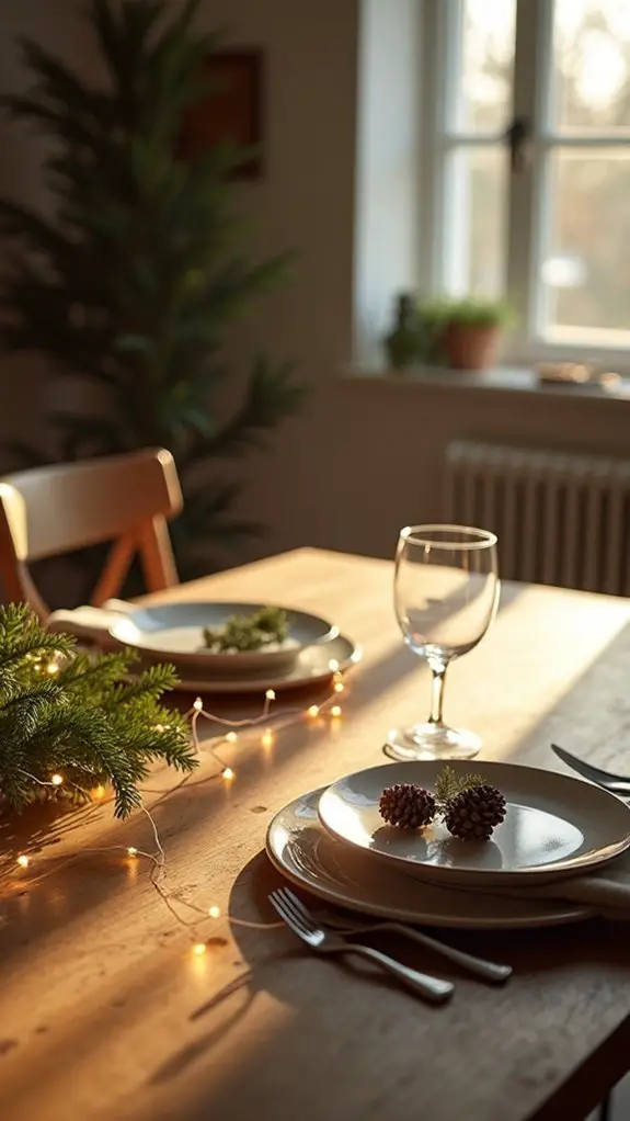 magical festive table ambiance