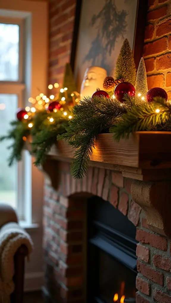 magical holiday atmosphere created