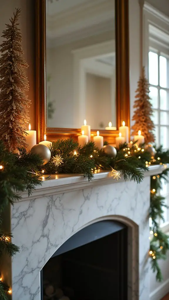 magical holiday atmosphere created