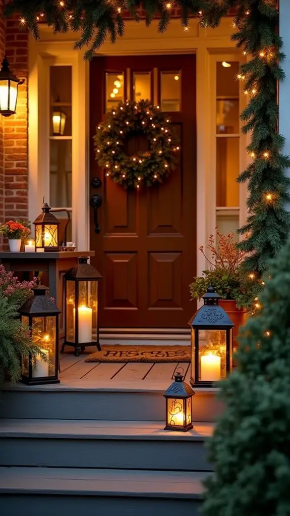 magical holiday lantern arrangements