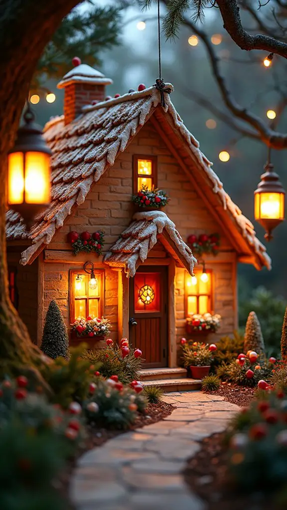 magical lanterns enhance ambiance