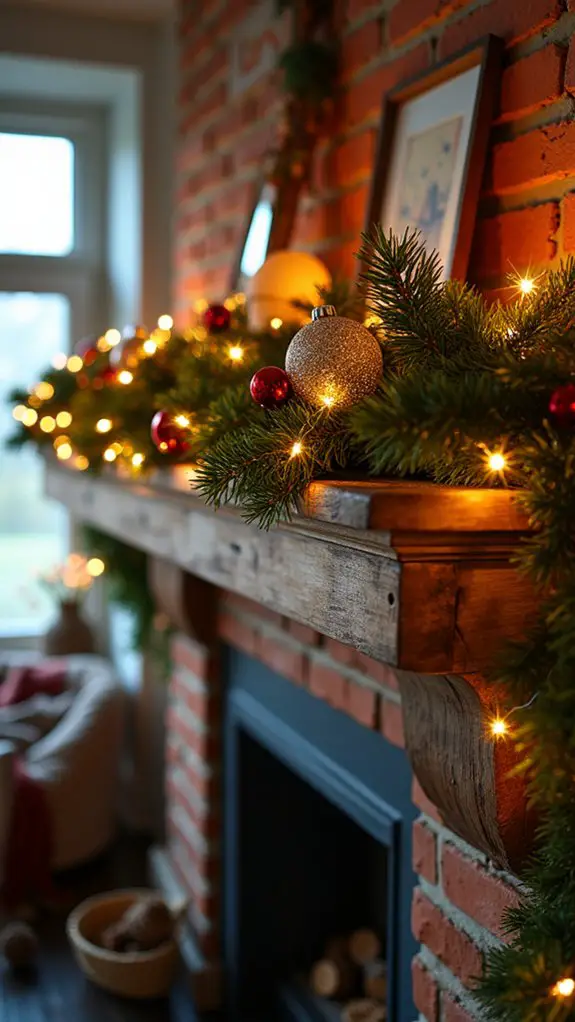 magical mantle decor lighting