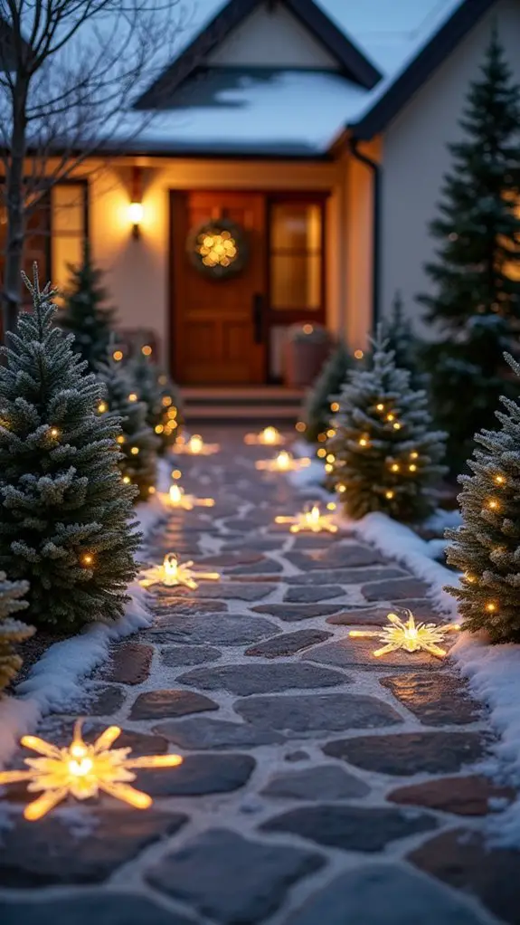 magical snowflake pathway accents