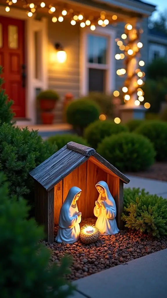 magical solar nativity display