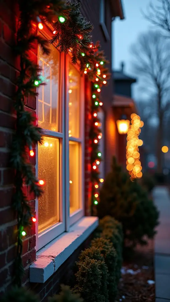 magical window frame lights