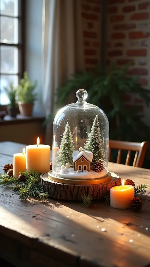 magical winter wonderland centerpiece