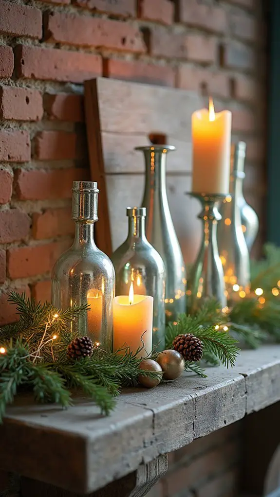 mercury glass holiday decor