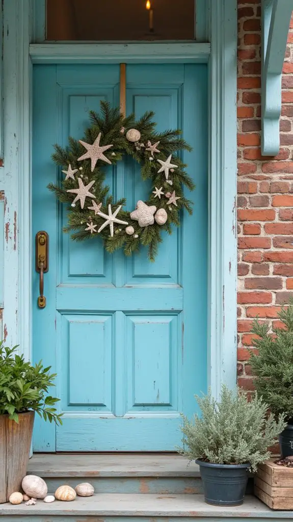 mermaid themed holiday decor elements
