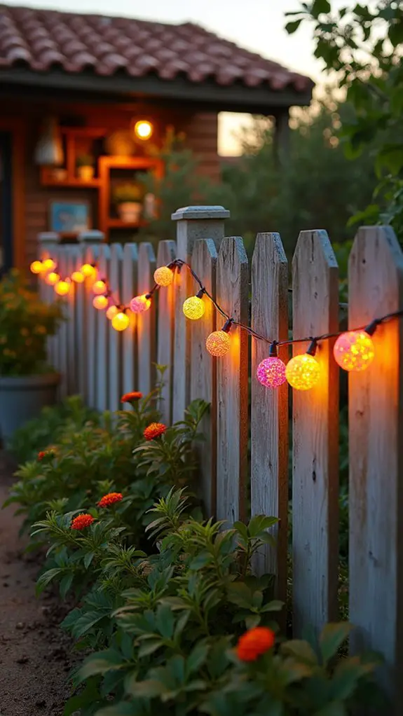 merry multicolored string lights