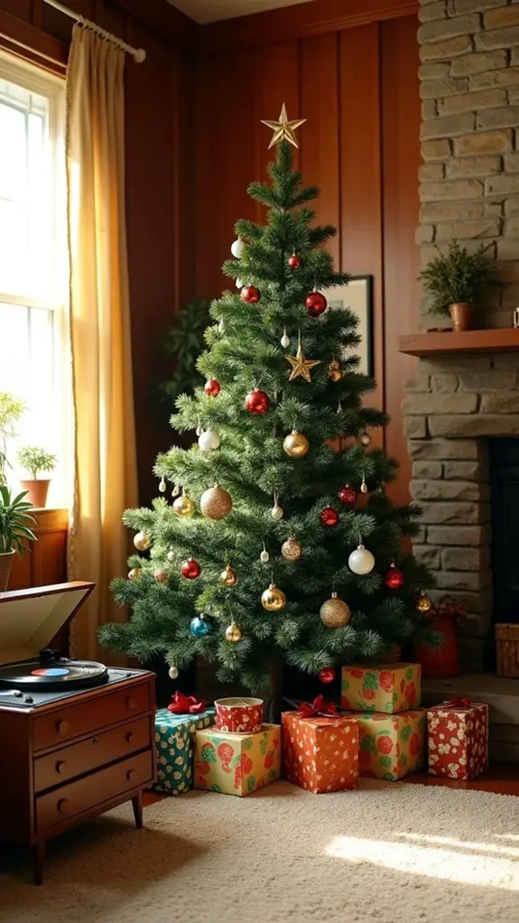 mid century modern holiday decor